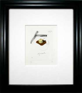   OLDENBURG ORIGINAL SIGNED NUMBERED LITHOGRAPH CREAM CHEESE FRAMED