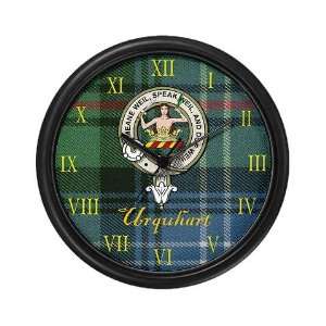  Urquhart Clan Crest / Tartan Family Wall Clock by 