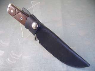 Custom African Wenge Hunting Knife  