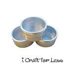Small Round Clear View Top Metal Gift / Storage / Spice / Favor Tins 