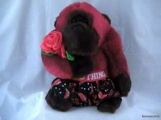 Wild Thing Plush Stuffed Red Gorilla Valentine Dan Dee FR SHP  