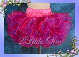   Crinoline Petticoat Skirt Pettiskirt Pageant Dance Size 2T 8 PP010