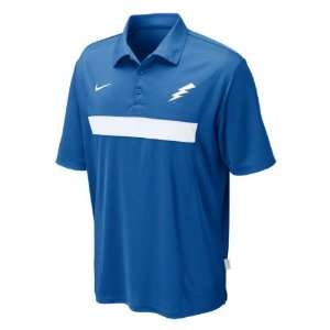   Falcons Royal Nike Spread Option Football Coaches Sideline Polo Shirt