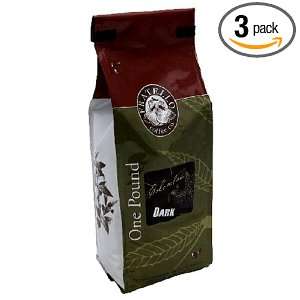 Fratello Coffee Company Colombian Dark Coffee, 16 Ounce Bag (Pack of 3 