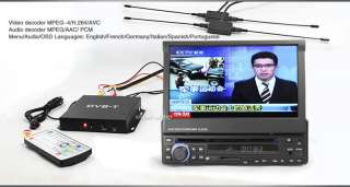 ERISIN ES498D IN CAR DIGITAL TV RECEIVER BOX DVB T FOR MPEG 2 MPEG 4 