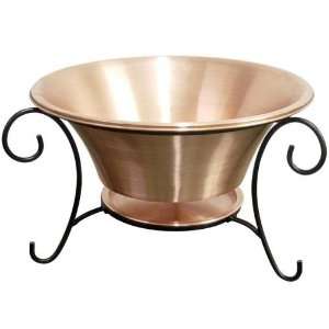  Tabletop Copper Beverage Tub With Stand