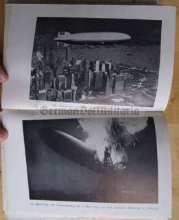   c1938 Zeppelin Airship HINDENBURG LZ129 Lakehurst Disaster photos book