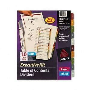 Products   Avery   Ready Index Contents Dividers, 10 Tab, 1 10, Letter 