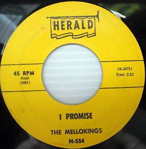 THE MELLO  KINGS I Promise 45 DOO WOP Herald Records  