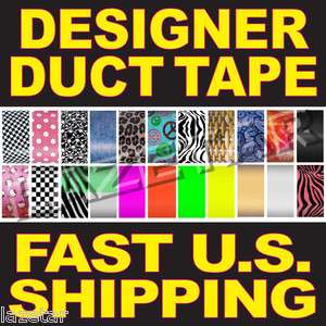 Designer Duct Tape Printed Colored Pattern Duck Platypus Crafts 