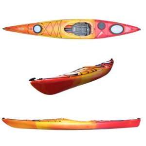  Dagger Alchemy 14.0 Touring Sea Kayak L Red/Yellow: Sports 