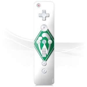 Design Skins for Nintendo Wii Controller   Werder Bremen weiß Design 