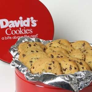 Sugar Free Chocolate Chip Cookies   2 lb Tin  Grocery 