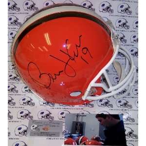 Bernie Kosar Hand Signed Cleveland Browns Throwback Authentic Helmet