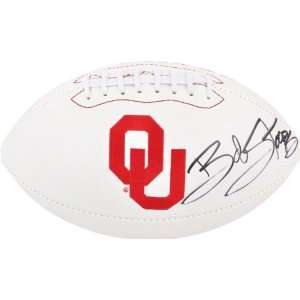Bob Stoops Autographed Football  Details Oklahoma Sooners, Jarden 