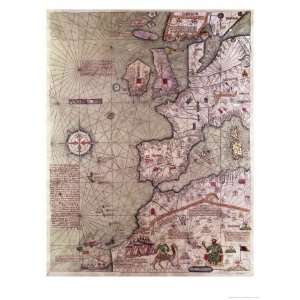  Catalan Atlas of Europe and North Africa, Presented to Charles 