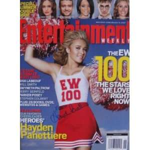Hayden Panettiere Signed NL Entertainment Magazine COA
