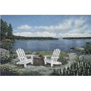  North Point by James Harris. Size: 36 inches width by 24 