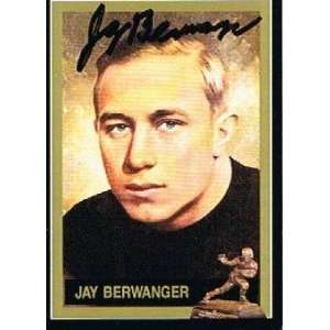 Jay Berwanger SIGNED 1991 Heisman Card