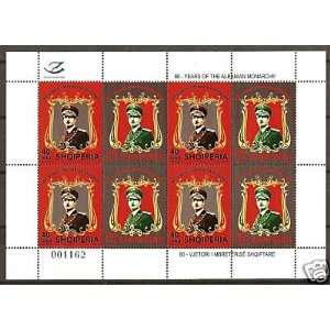  Albania 2008 Stamps King Zog Anniversary Sheet Mnh 