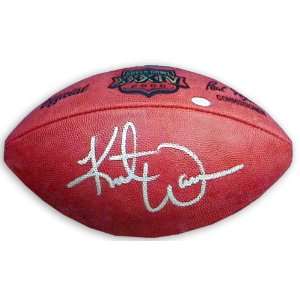 Kurt Warner Rams Super Bowl Autographed Football