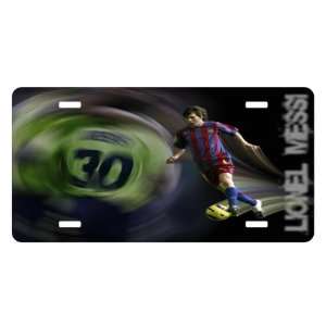 Lionel Messi License Plate Sign 6 x 12 New Quality Aluminum
