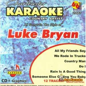   Chartbuster Karaoke 6X6 CDG CB20663   Luke Bryan Musical Instruments