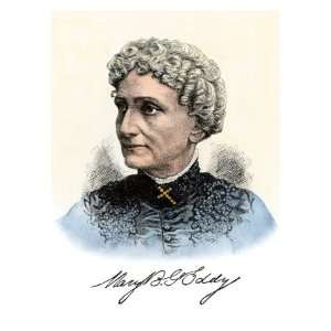  Mary Baker Eddy, Founder of Christian Science Church, with 