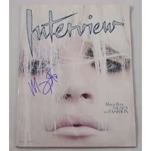  Mary Kate Olsen Sexy Hand Signed Autographed Magazine 