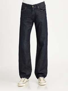 For All Mankind   Austyn Midnight Classic Relaxed Straight Jeans
