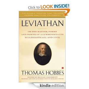 Leviathan Thomas Hobbes, Michael Oakeshott, Richard S. Peters  