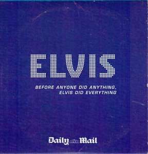 Elvis Presley   Daily Mail Promotional CD  
