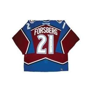 Peter Forsberg Autographed/Hand Signed Pro Jersey (Colorado Avalanche)