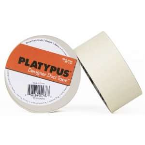  Platypus Designer Duct Tape, White Linen
