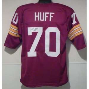 Sam Huff Autographed Washington Redskins Size XL Jersey w/HOF 82