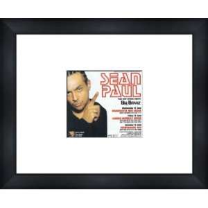  SEAN PAUL UK Tour 2004   Custom Framed Original Ad 