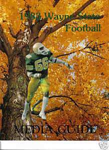 1983 Wayne State University Tartar Football Media Guide  