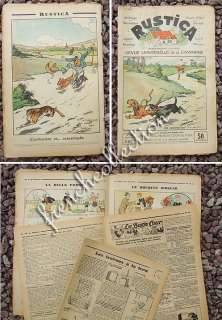 VINTAGE FRENCH HOME & GARDEN MAGAZINE Rustica 1928 ~ Hunting Dogs 