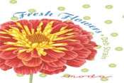 FABRIC Charm Pack ~ FRESH FLOWERS ~ Deb Strain MODA  