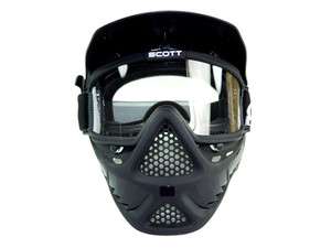 Scott Vectra Airsoft Paintball Goggle Full Face Anti Fog Mask Visor 