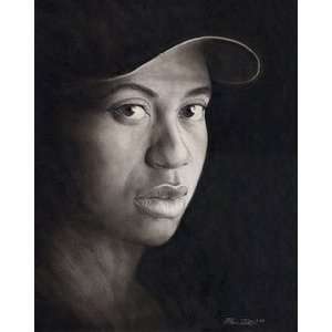 Tiger Woods Giclee on Canvas