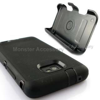   Layer Holster Combo Hard Case Cover For Samsung Galaxy S2 i9100  