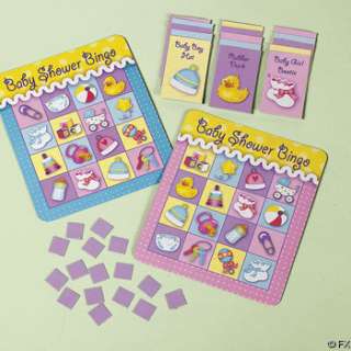 16 Baby Shower Bingo Games Fun Favors $0 Shipping 0043000156278  
