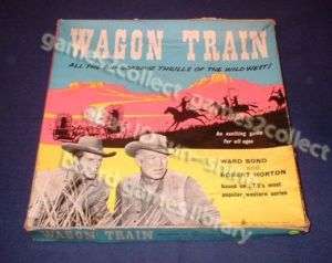 Wagon train board game 1958 Ward Bond and Robert Horton  