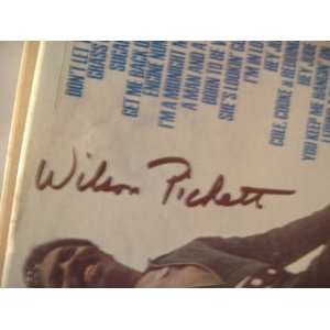 Pickett, Wilson LP Signed Autograph The Best Of Vol 2 R&B Soul 1971