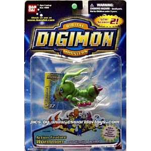  Digimon Wormmon Season 2 Action Figure Toys & Games