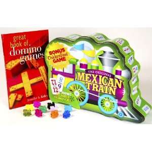  Dominoes Mexican Train Double 12 with Numbers _ Gift Set 