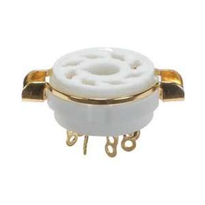   Pin Tube Socket Gold Plated Ceramic with Bracket Musical Instruments