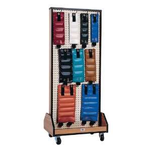  Accessorized Combo Weight and Dumbbell Mobile Rack Sports 