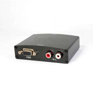 Cable Matters HDMI to VGA Video and R/L Audio Converter  